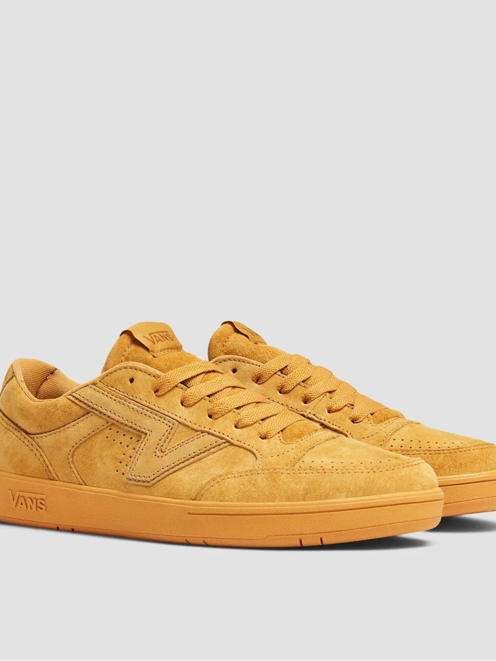 Vans Men’s Suede Low-Top Sneakers in Mustard